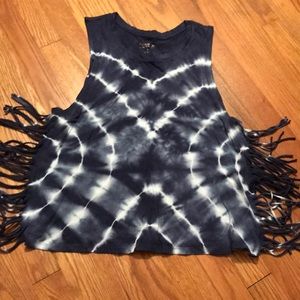 JcPenny fringe tank-top